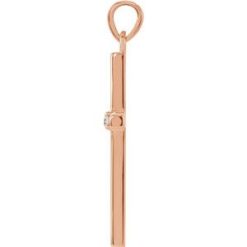 G-H / Polished / Cross Pendant