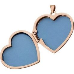 86053 / Pendant / 14K Rose / Polished / Heart Locket
