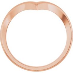 651812 / Ring / 14K Rose / Polished / Stackable Ring