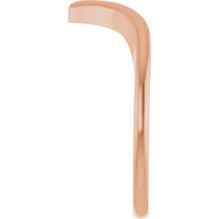 651812 / Ring / 14K Rose / Polished / Stackable Ring