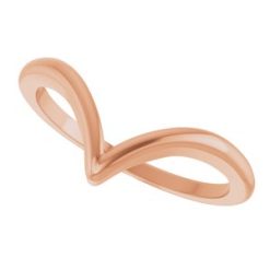 651812 / Ring / 14K Rose / Polished / Stackable Ring