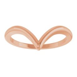 651812 / Ring / 14K Rose / Polished / Stackable Ring