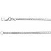 Ch990 / Sterling Silver / Cable / 1 Mm / 18 In / Lobster Clasp / Diamond-Cut / Double Strand Diamond-Cut Cable Chain