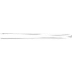 Ch990 / Sterling Silver / Cable / 1 Mm / 18 In / Lobster Clasp / Diamond-Cut / Double Strand Diamond-Cut Cable Chain