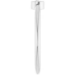 124640 / Ring / Set / 14K White / Natural Diamond / Round / 3 Mm / Polished / 1/10 Ct Natural Diamond Solitaire Rose-Cut Stackable Ring