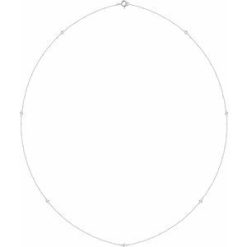 68577 / Set / 14K White / 7-Stone / Lab-Grown Diamond / 2Mm :: 1/4 Ctw / Si1-Si2