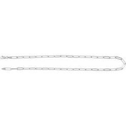 Ch1095 / Sterling Silver / Paperclip-Style / 3.85 Mm / 22 In / Lobster Clasp / Polished / Paperclip-Style Chain