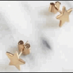 86457 / Earring / Sterling Silver / 6.2 Mm / Pair / Friction Backs Included / .37 In / Polished / Star Earrings With Backs