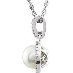 H-J / 18 In / Polished / Birthstone Necklace