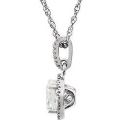H-J / 18 In / Polished / Birthstone Necklace