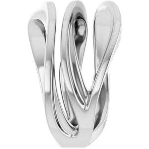 52079 / Ring / Sterling Silver / Polished / Negative Space Ring
