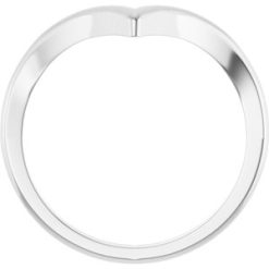 651812 / Ring / 14K White / Polished / Stackable Ring