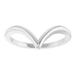 651812 / Ring / 14K White / Polished / Stackable Ring
