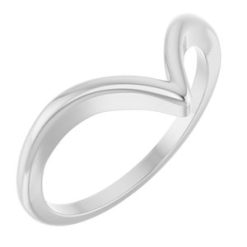 651812 / Ring / 14K White / Polished / Stackable Ring