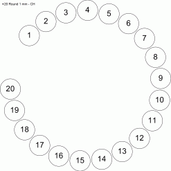 G-H / 18 In / Polished / .08 Ctw Natural Diamond Interlocking Circles Necklace Center