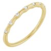 652976 / Ring / Set / 14K Yellow / Natural Diamond / Round / 1.3 Mm / Polished / .06 Ctw Natural Diamond Stackable Ring