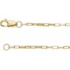 Ch1214 / 14K Yellow Gold-Filled / Box / 1.2 Mm / 7 In / Lobster Clasp / Polished / Elongated Box Chain