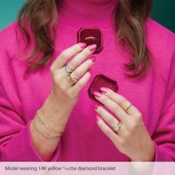 651577 / Bracelet / Set / 14K White / Round / Natural Diamond / 2.5Mm :: 1/3 Ctw / I1