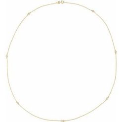 68577 / Set / 14K Yellow / 7-Stone / Natural Diamond / 2.3Mm :: 1/3 Ctw / I1