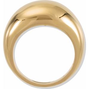 50199 / 14K Yellow / 7 / 14 Mm / Polished / Dome Ring