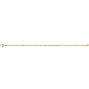 653702 / Bracelet / Set / 14K Yellow / Round / Lab-Grown Diamond / 2.3-2.35 Mm :: 3 Ctw / Si