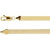 Ch1109 / 14K Yellow / Herringbone / 3.8 Mm / 18 In / Lobster Clasp / Polished / Flexible Herringbone Chain