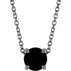 88436 / Necklace / Set / 14K Yellow / Round / Natural Pink Tourmaline / 5.5 Mm / 16-18 In / Polished / Natural Pink Tourmaline Solitaire Slide Necklace