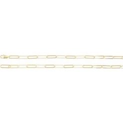Ch1208 / 14K Yellow Gold-Filled / Paperclip-Style / 6.2 Mm / 20 In / Lobster Clasp / Polished / Paperclip-Style Chain
