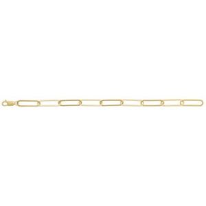 Ch1208 / 14K Yellow Gold-Filled / Paperclip-Style / 6.2 Mm / 7 In / Lobster Clasp / Polished / Paperclip-Style Chain