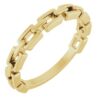 52078 / Ring / 14K Yellow / Polished / Chain Link Ring