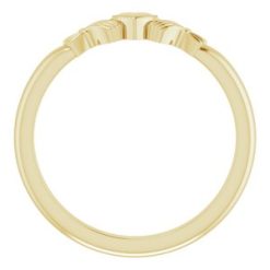 52308 / Ring / 14K Yellow / Polished / Claddagh Ring
