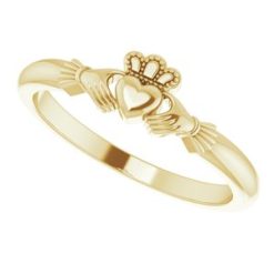 52308 / Ring / 14K Yellow / Polished / Claddagh Ring