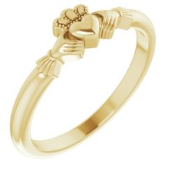52308 / Ring / 14K Yellow / Polished / Claddagh Ring