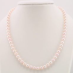 61203 / Necklace / Set / 14K Yellow / Pearl / Cultured White Akoya Pearl / 6.0-6.5 Mm / 18 In / Polished / Cultured White Akoya Pearl Necklace