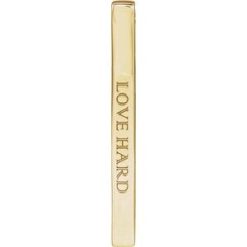 87619 / Pendant / 10K Yellow / 4-Sided / 25 X 2.5 Mm / Polished / Engravable Four-Sided Vertical Bar Slide Pendant