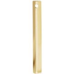 87619 / Pendant / 14K Yellow / 3-Sided / 35 X 3 Mm / Polished / Engravable Three-Sided Bar Pendant