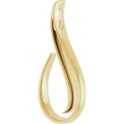 86303 / Pendant / 14K Yellow / 27.6 X 12.3 Mm / Polished / Freeform Pendant