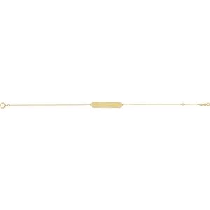 Brc768 / Bracelet / 18K Yellow Gold-Plated Sterling Silver / 33 X 6 Mm / 7-8 In / Polished / 7-8 Inch Geometric Bracelet