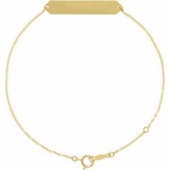 Brc768 / Bracelet / 18K Yellow Gold-Plated Sterling Silver / 33 X 6 Mm / 7-8 In / Polished / 7-8 Inch Geometric Bracelet