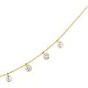 66218 / Necklace / Set / 14K Yellow / Round / Imitation White Cubic Zirconia / 4 Mm / 16 In / Polished / Imitation Cz Bezel-Set Necklace