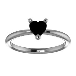 72309 / Ring / Set / 14K Yellow / Natural London Blue Topaz / Heart / 5 X 5 Mm / Polished / Natural London Blue Topaz Solitaire Ring