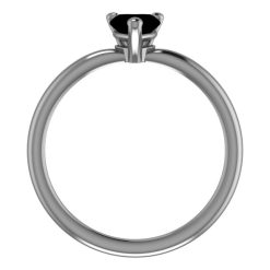 72309 / Ring / Set / 14K Yellow / Natural London Blue Topaz / Heart / 5 X 5 Mm / Polished / Natural London Blue Topaz Solitaire Ring