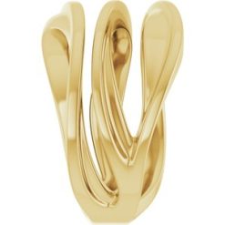 52079 / Ring / 14K Yellow / Polished / Negative Space Ring