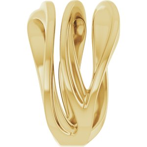 52079 / Ring / 14K Yellow / Polished / Negative Space Ring