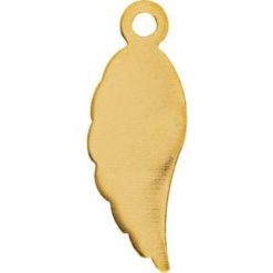 R45320 / Dangle / 14K Yellow / 15.4 X 5.5 Mm / Polished / Angel Wing Dangle
