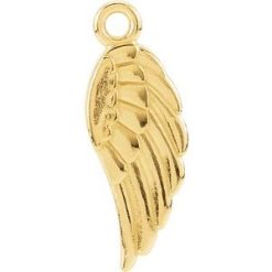 R45320 / Dangle / 14K Yellow / 15.4 X 5.5 Mm / Polished / Angel Wing Dangle