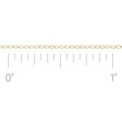 Ch11 / 14K Yellow / Curb / 1 Mm / Per Inch / None (Per Inch) / Polished / Recycled Metal Curb Chain