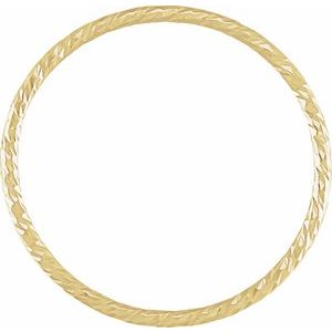 52298 / Ring / 14K Yellow / 8 / Polished / Stackable Design Ring