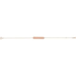 Brc768 / Bracelet / 18K Rose Gold-Plated Sterling Silver / 33 X 6 Mm / 7-8 In / Polished / 7-8 Inch Geometric Bracelet