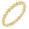 51090 / Ring / 14K Yellow / 7 / Polished / Beaded Stackable Ring